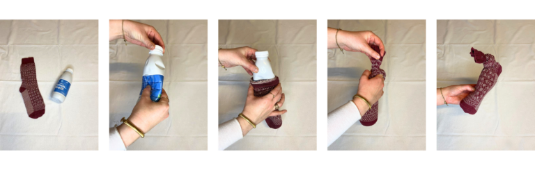 Krakende sok-fles – DIY speeltje voor hond binnenshuis
